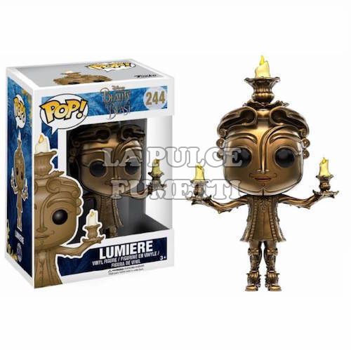 BEAUTY AND THE BEAST: LUMIERE - VINYL FIGURE #  244- POP FUNKO 